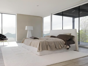 LOV - Double bed with removable cover by Désirée divani - view 3